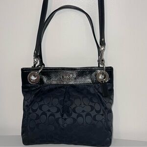 Coach Ashley Signature Sateen Hippie Crossbody